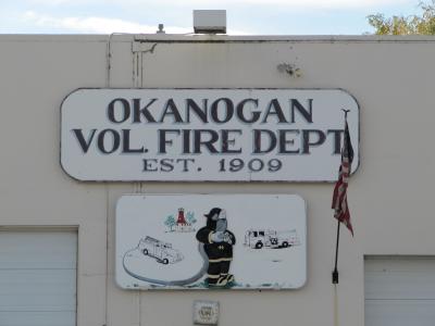 Okanogan Volunteer Fire Department Sign